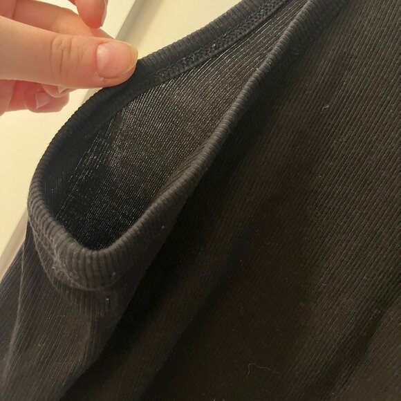 NWOT Everlane Luxe-Rib Tank Top - Black - Size XL - Picture 8 of 11
